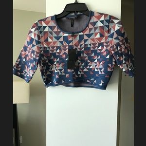 BCBG bandage crop top - NEW